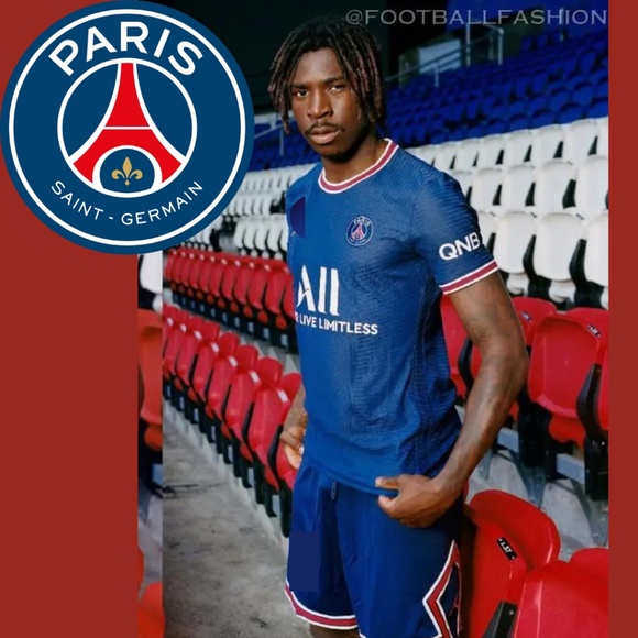 Paris Saint-Germain (PSG) 2021-2022 Home Jersey And Shorts - Picture 1 of 16